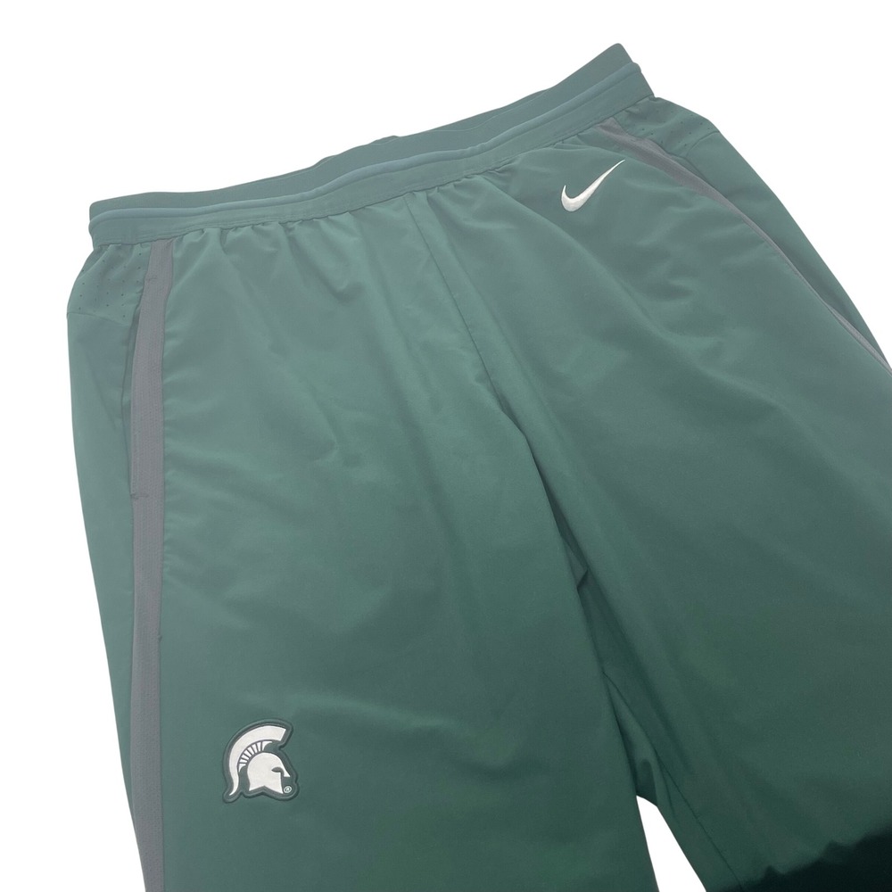 Michigan State Spartans Nike Dri Fit Green Athletic‎ Track Pants Mens XL Joggers